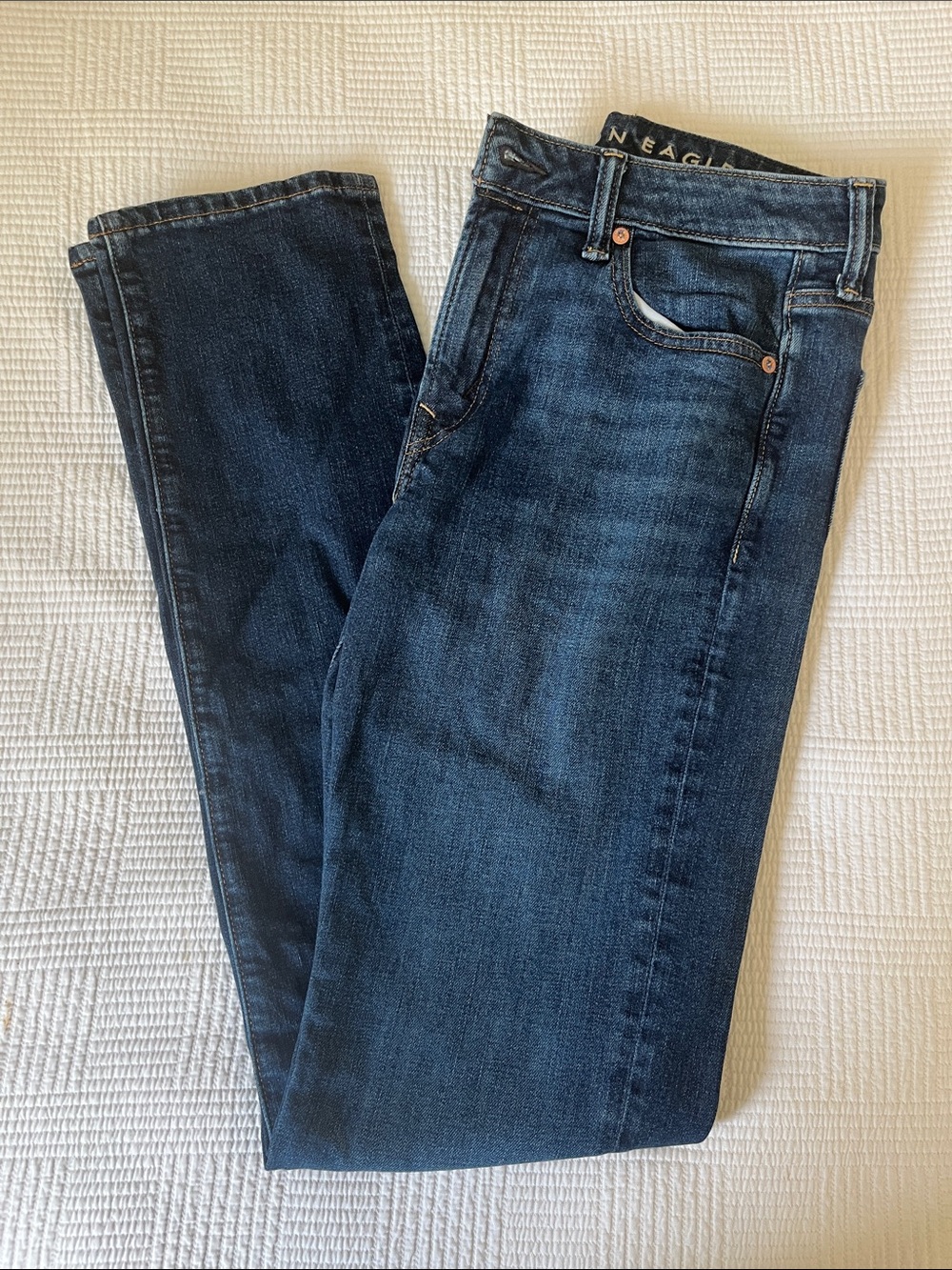 American Eagle Outfitters Dark Blue Straight Jeans